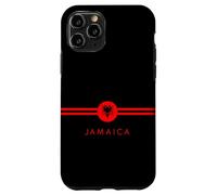 Jamaica Heritage Crest Minimal Flag Design Jamaican Roots Case for iPhone 11 Pro
