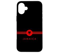 Jamaica Heritage Crest Minimal Flag Design Jamaican Roots Case for iPhone 16 Plus