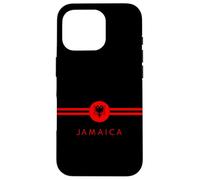 Jamaica Heritage Crest Minimal Flag Design Jamaican Roots Case for iPhone 16 Pro
