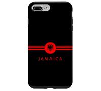 Jamaica Heritage Crest Minimal Flag Design Jamaican Roots Case for iPhone 7 Plus/8 Plus