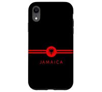 Jamaica Heritage Crest Minimal Flag Design Jamaican Roots Case for iPhone XR