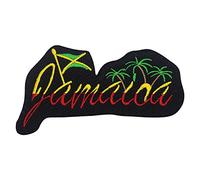 Jamaica Iceland Patch Iron On Patch Sew On Embroidery Badge Cartoon Patch