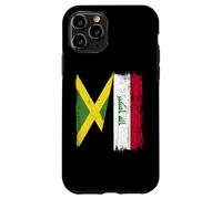 Jamaica Iraq Half Flag Jamaican Iraqi Jersey Case for iPhone 11 Pro