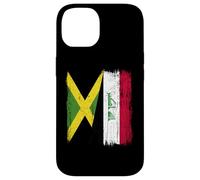 Jamaica Iraq Half Flag Jamaican Iraqi Jersey Case for iPhone 14