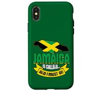 Jamaica Is Calling And I Must Go Jamaica Flag Proud Jamaica Case for iPhone X/XS