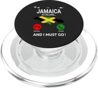 Jamaica Is Calling Jamaican Flag Vacation Jamaica PopSockets PopGrip for MagSafe