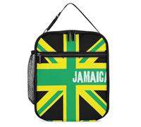Jamaica Jamaican Kingdom Flag Insulated Lunch Bag Reusable Cooler Lunchbox Tote Meal Container for Women Men