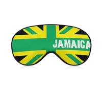 Jamaica Jamaican Kingdom Flag Sleep Eye Mask Sleeping Light Blocking Cover Night Blindfold for Travel Nap
