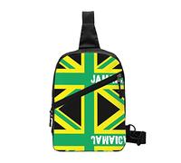 Jamaica Jamaican Kingdom Flag Sling Bag Foldable Chest Shoulder Backpack Fanny Pack Crossbody Bags for Men Women Travel Hiking Outdoors