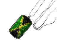 Jamaica Jamaican Painted Flag Dog Tag id tags for people