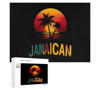 Jamaica Jamaican Sunset Beach Puzzles Customized Challenging Gifts for Adults 300/500/1000 Piece
