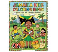 Jamaica Kids coloring book: color your way through Jamaica