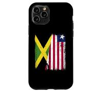 Jamaica Liberia Half Flag Jamaican Liberian Jersey Case for iPhone 11 Pro