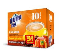 Jamaica Mountain Peak 3 in 1 Complete Coffee - Caramel Flavor - 10 sachets