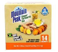 Jamaica Mountain Peak Ginger Turmeric Tea No Sugar Added