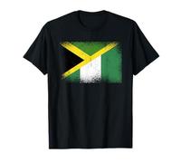 Jamaica Nigeria Flag UK Jamaican Nigerian Heritage T-Shirt
