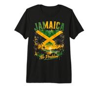 Jamaica No Problem Tropical Island Sunset Beach Vibes Premium T-Shirt