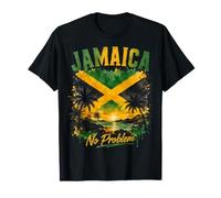 Jamaica No Problem Tropical Island Sunset Beach Vibes T-Shirt