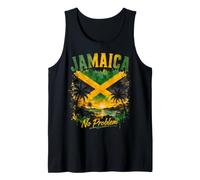 Jamaica No Problem Tropical Island Sunset Beach Vibes Tank Top