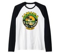 Jamaica one Love no Problem Since 1982 Reggae Raglan Baseball Tee
