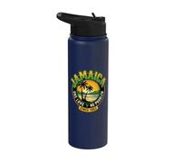 Jamaica one Love no Problem Since 1982 Reggae Stainless Steel Insulated Water Bottle