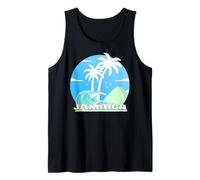 Jamaica Palm Trees Huge Wave Amazing Beach Island Souvenir Tank Top