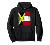 Jamaica Peru Half Flag Jamaican Peruvian Heritage Jersey Pullover Hoodie