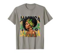Jamaica Pride Afro Woman Headwrap T-Shirt