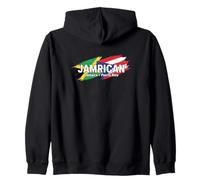 Jamaica Puerto Rico Flag Pride Heritage Fans Zip Hoodie