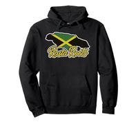 Jamaica Rasta Roots Jamaican Island Flag Love Reggae Pullover Hoodie
