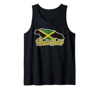Jamaica Rasta Roots Jamaican Island Flag Love Reggae Tank Top