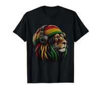Jamaica Roots Reggae Lion Of Judah Love Rastafari T-Shirt