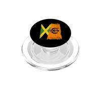Jamaica Sikh Flag Punjabi Khalsa Pride Design PopSockets PopGrip for MagSafe