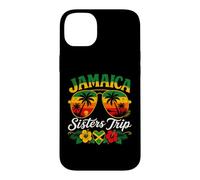 Jamaica Sisters Trip Matching Vacation Jamaican flag Girls Case for iPhone 14 Plus