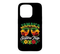 Jamaica Sisters Trip Matching Vacation Jamaican flag Girls Case for iPhone 15 Pro