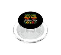 Jamaica Sisters Trip Matching Vacation Jamaican flag Girls PopSockets PopGrip for MagSafe