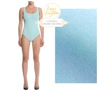 Jamaica String Body by Wolford Ocean Sky Turquoise Classic Sleeveless with Gloss