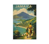 Jamaica Travel Poster Canvas Poster Bedroom Decor Landscape Office Room Decor Gift 16x24inch(40x60cm)