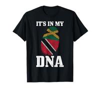 Jamaica & Trinidad & Tobago Flag It's In My DNA Pride T-Shirt