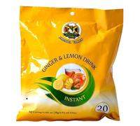 Jamaica Valley Instant Ginger Lemon & Honey Drink Granules 360g | Ginger Lemon Tea Style Drink | Just Add Hot or Cold Water