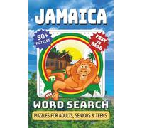 Jamaica Word Search Puzzle Book: Word Searches with Easy-to-Read Print, Jamaica Themed, Beaches, Reggae, Landmarks and More | 6x9 Inches, 112 Pages | ... Travel, Vacations, Holidays and Relaxation