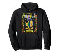 Jamaican Bajan Caribbean Heritage Women Idea & Jamaica Flag Pullover Hoodie