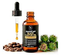 Jamaican Black Castor Oil for Hair Growth, Pure & Cold Pressed Hair Growth Oil for Scalp, Brows, Lashes & Beard Nourishment, Skin Moisture & Conditioning (60ml / 2fl oz)