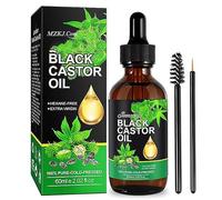 Jamaican Black Castor Oil Organic Cold Pressed 100% Pure, Organic Castor Oil for Hair Growth Natural Castor Oil for Body, Hair, Nails, Eyelashes, Eyebrows