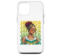 Jamaican Black Woman Melanin Jamaican Girl Afro Hair Pride Case for iPhone 12/12 Pro