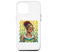 Jamaican Black Woman Melanin Jamaican Girl Afro Hair Pride Case for iPhone 12 Pro Max