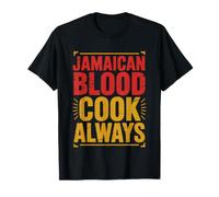 Jamaican Blood Cook Nature Home Kitchen Heritage Pride T-Shirt