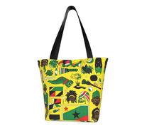 Jamaican Elements Fashionable shoulder handbag, women's crossbody shoulder bag, suitable for weekend travel shopping shoulder bag