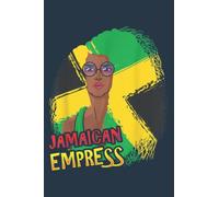 Jamaican Empress Afro Rastafari Reggae Jamaica Flag Good: Daily planner notebook, To-do list, 6 inch wide x 9 inch high, 120 pages