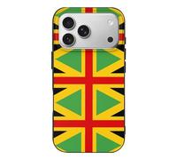 Jamaican England Flag Lightweight Phone Cases Compatible with iPhone 17/17 Air/17 Pro/17 Pro Max Protective Covers